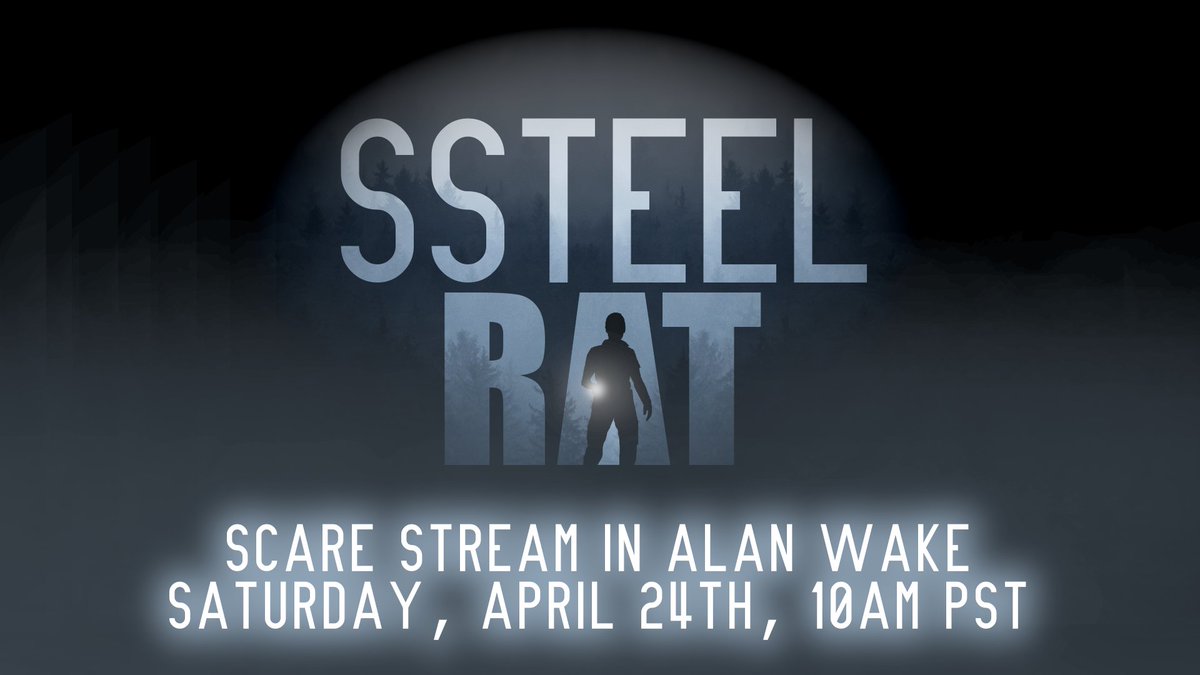 This Saturday is what you all worked for.  I will have scare alerts going, come and help me play Alan Wake.