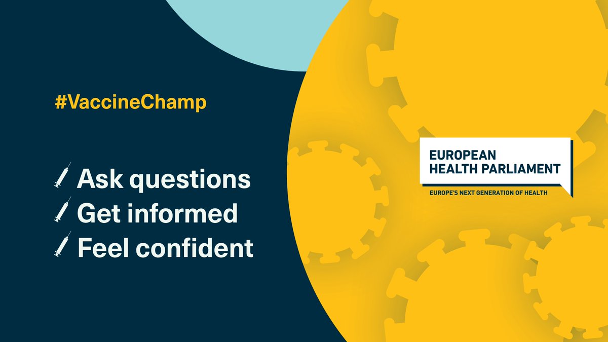 Gooood morning! @healthparl #VaccineChamp campaign has been live for 1 week now & it's fantastic to see it shared far and wide 😍! Check it out: bit.ly/3rkGXBN 📚 Reliable info on #vaccination 🌍 National level content 🏅 Competition - submit a quote, blog or short video