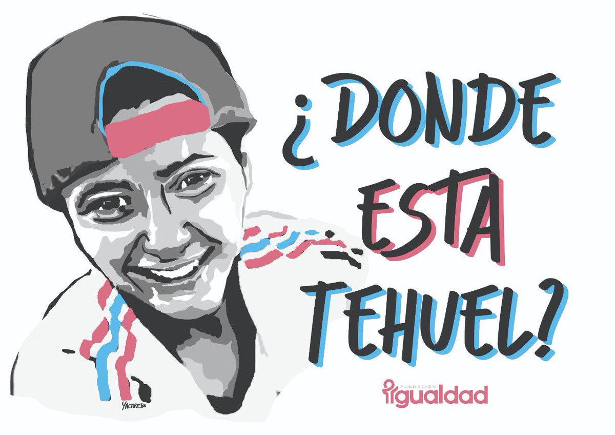 FundIgualdad's tweet photo. Desde la #FundaciónIgualdad nos seguimos preguntando #DondeEstaTehuel y exigiendo la #ApariciónConVidaDeTehuelYa
#JusticiaYA! Basta de silencio, exclusión e impunidad cómplice frente a las violencias contra #VaronesTrans en #Argentina. Ilustración de nuestro compañero @yacareba⬇️ https://t.co/T8r57obdPv