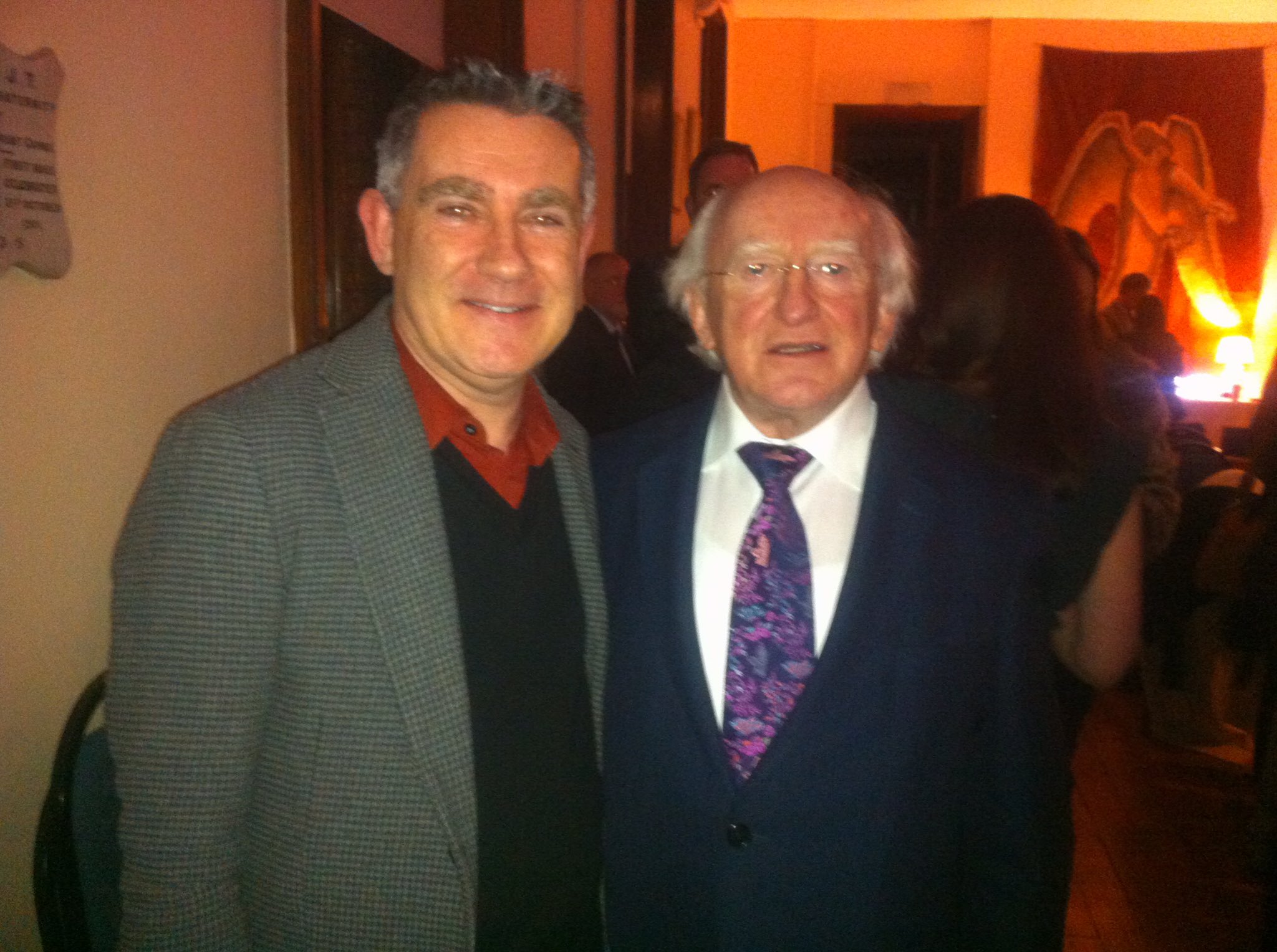 Happy 80th Birthday Michael D. Higgins.    