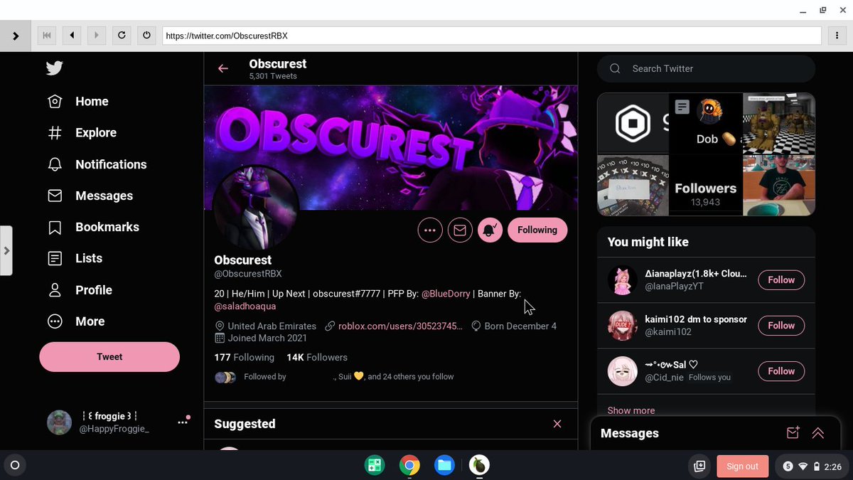 fleuraelf's tweet photo. @ObscurestRBX DONEE! GOOD LUCK LITTLE FROGGIES https://t.co/0S41tJGkbG
