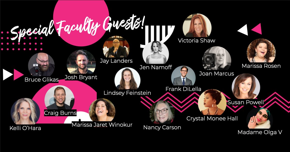 KCBBC_camp's tweet photo. Meet Our Special Faculty Guests! 💕
@JoshBguitar, #CraigBurns, #NancyCarson, @fdilella, @TeamGirlilla, @brugli, @TheCrystalMHall, #JayLanders, #JoanMarcus, @jenamoff, @kelliohara, @SusanP0well, @TheMarissaRosen, @victoriashaw, #MadameOlgaV, @MarissaJWinokur https://t.co/k64iuPEam6