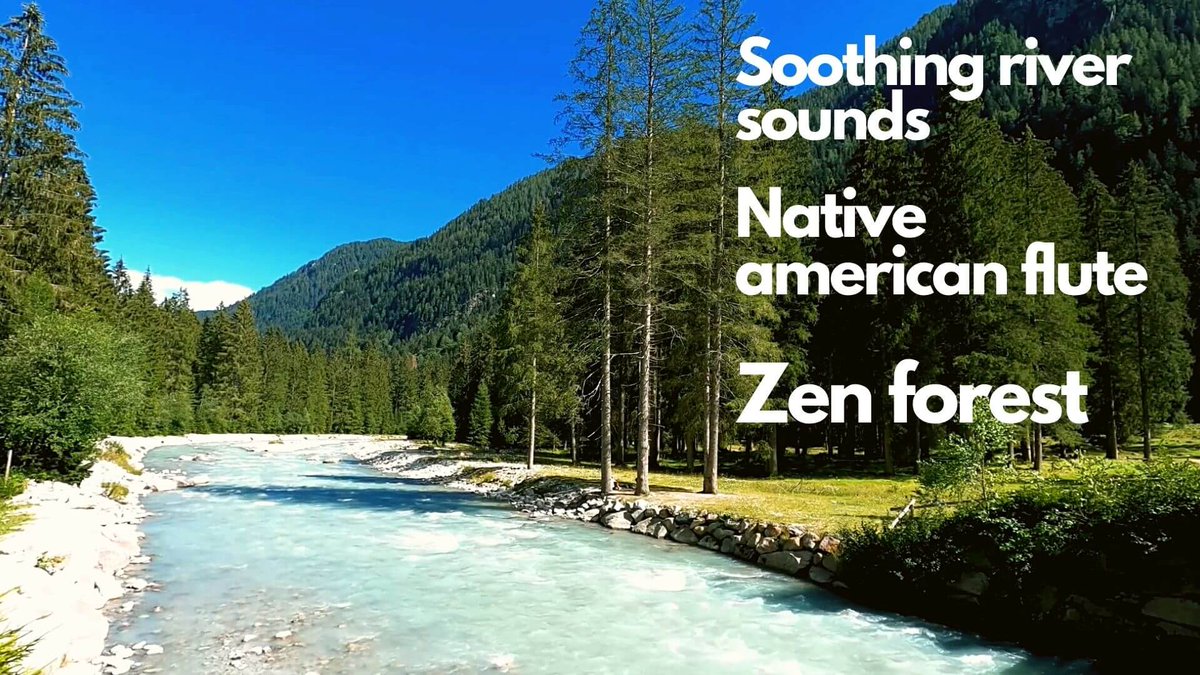 MusicTherapyON's tweet photo. 1H Soothing river sounds | Native american flute soft sounds | Nature sounds zen forest

https://t.co/SMKTJZersZ

#SoothingRiverSounds  #NativeAmericanFluteSoftSounds #NatureSoundsZenForest #MusicTherapy https://t.co/uLaCjnvXtW