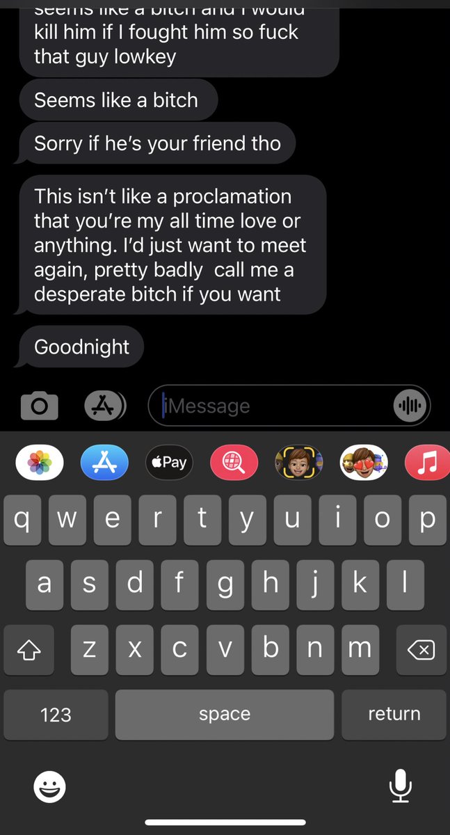 texts i received recently. from a man i was sleeping with last year, who ghosted me