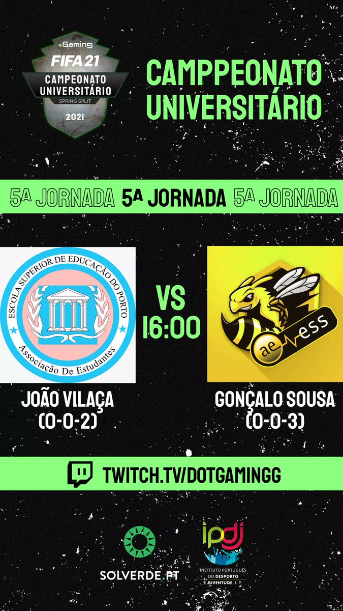 universitaridot's tweet photo. É VEZ DE FIFA! 

#AEESS vs #AEESEP 

@MrDred1 e @M0rgad0666 nas vozes! 

https://t.co/1dlIAewbil https://t.co/xnoyJjZWez