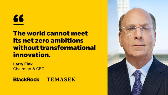 Graciela_B's tweet photo. Together with Temasek, BlackRock will invest in decarbonization solutions that will accelerate efforts to achieve a net zero economy by 2050. Read more about the recent announcement. #OneBlackRock https://t.co/Doy68W8KB8 https://t.co/sgr0V8m748