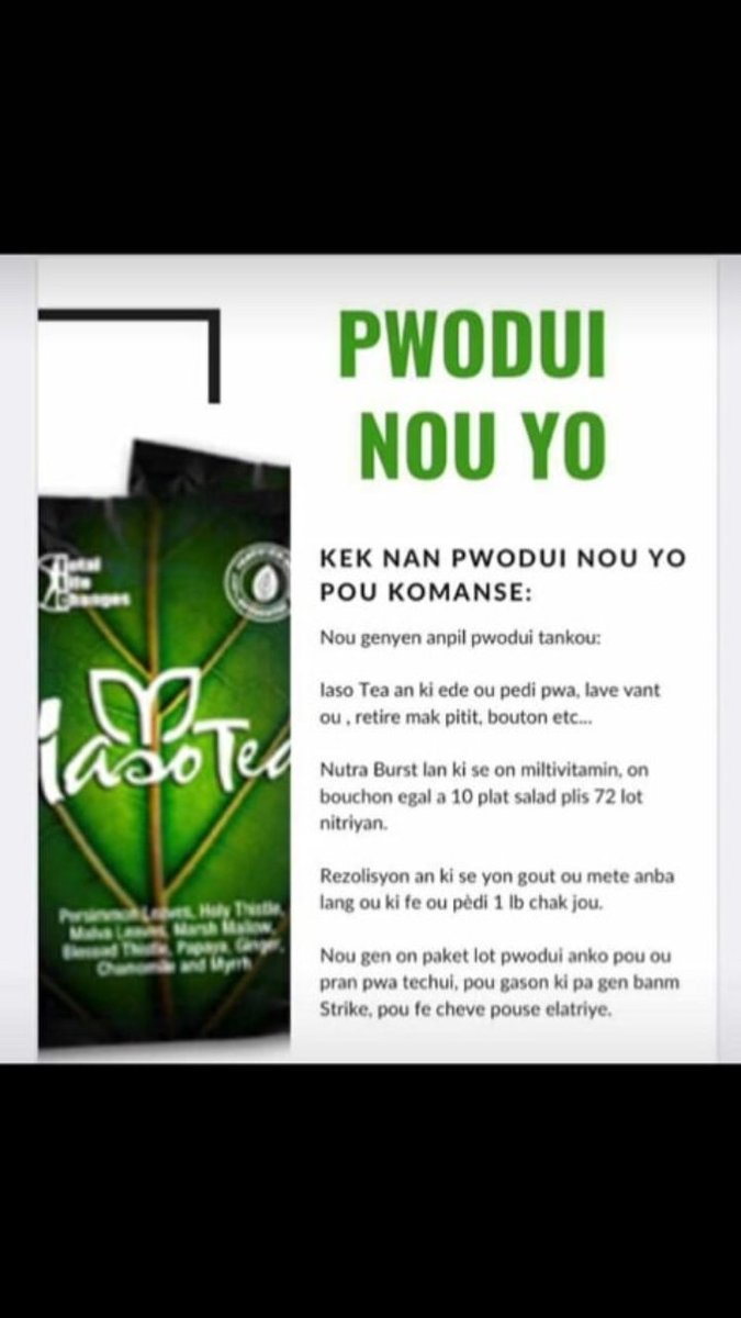 Maria46815782's tweet photo. Li sa yo attentivement epi pase nan dm mw pou plus infos.
#businessislife https://t.co/COJTRIeHhW