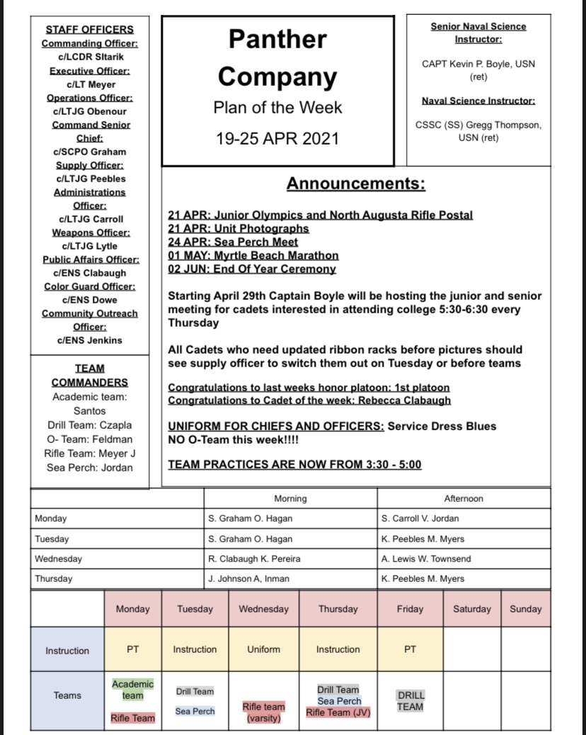 CFHS NJROTC (@cfnjrotc) on Twitter photo 