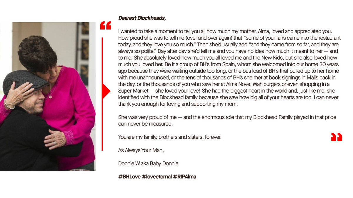 A Note From Donnie ❤️