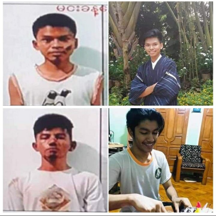 sfys_nn's tweet photo. Comparison of abductees from Yankin before being abducted &amp; after the abduction. Some of them are tortured too much that their original face couldn't even get recognised. We need justice for all these people.
@un_women @womenofburma
#WhatsHappeningInMyanmar 
#ReleaseTheDetainees https://t.co/Dz1xCOlsIB