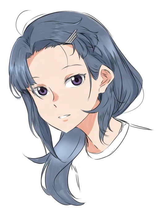 髪上げ怜ちゃんらくがき⋯ 