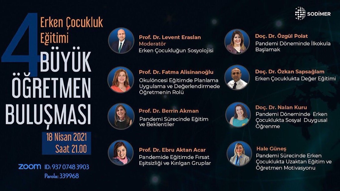 DeryaTaskinn_'s tweet photo. Genel Müdür Yardımcımız Hale Güneş, SODİMER’in düzenlediği “4. Büyük Öğretmen Buluşması”nda “Pandemide Erken Çocukluk Eğitimi ve Öğretmen Motivasyonu” üzerine paylaşımlarda bulunacak.

🗓18 Nisan Pazar
⏰21.00 https://t.co/3n2w5T0iV7