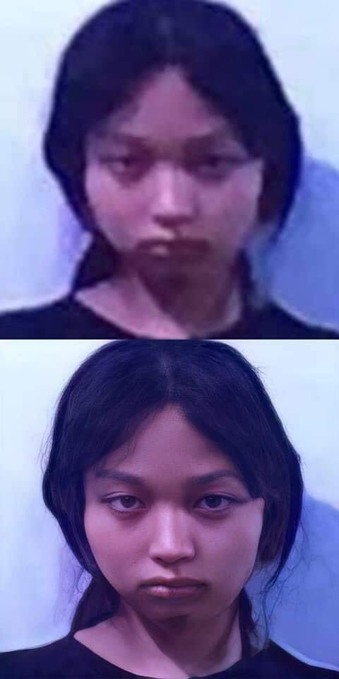 KippoJenniko's tweet photo. @TostevinM 1st photo: Ma Khin Nyein Thu
2nd photo: Ma Hsu Lin Htet

Both were abducted from Yankin, Yangon just less than 24 hrs ago. They were brutally tortured by Terrorists (#Myanmar security forces). 

'After Abduction' photos were seen in SAC-controlled media at 8pm today.

#Apr18Coup https://t.co/JUZh5NMln8