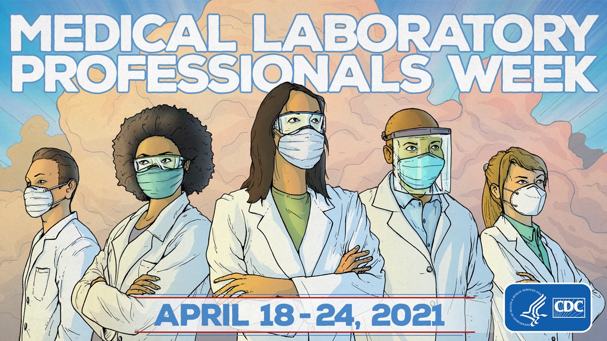 RT @CDCgov: It’s Medical Laboratory Professionals Week! Celebrate and thank laboratory professionals for their hard work, dedication, and service. 

Know an awesome laboratory professional? Tag them below and visit bit.ly/labweek21.