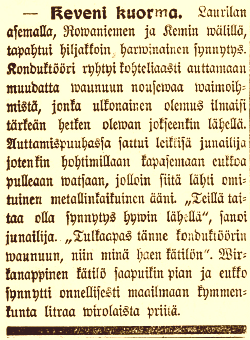jouko_kokkonen's tweet photo. Virkanappinen kätilö saapuikin pian ja eukko synnytti onnellisesti maailmaan kymmenkunta litraa virolaista spriitä. Raahen Seutu 18.4.1921 #Suomi1921 #sprii #pirtu https://t.co/LLm0OJMBlS