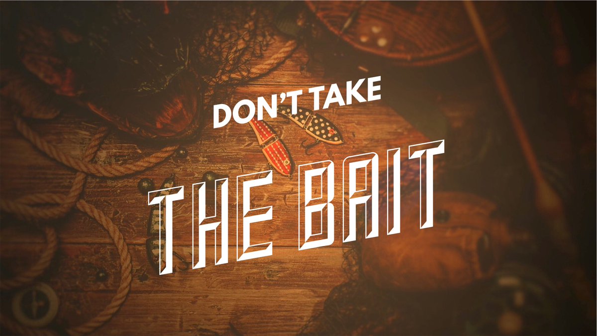 ea_church's tweet photo. Hungry? Why wait?  Don’t let the bait of temptation hook you into actions that separate us from God. https://t.co/C9Msxevuwx