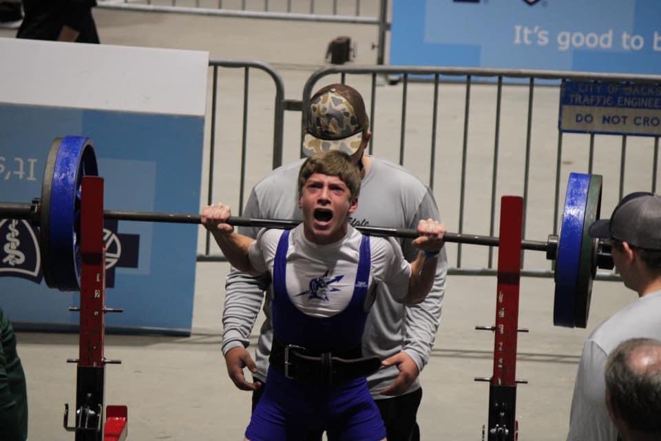 jeff_lossett's tweet photo. This is what it means, “To leave it all out on the field”. So proud of Ethan for placing 3rd in his weight class at the 5A State Powerlifting Championships. Also proud of all the boys for giving it their all. @Coach_jowen @PRCfootball https://t.co/VQXCjX3pim