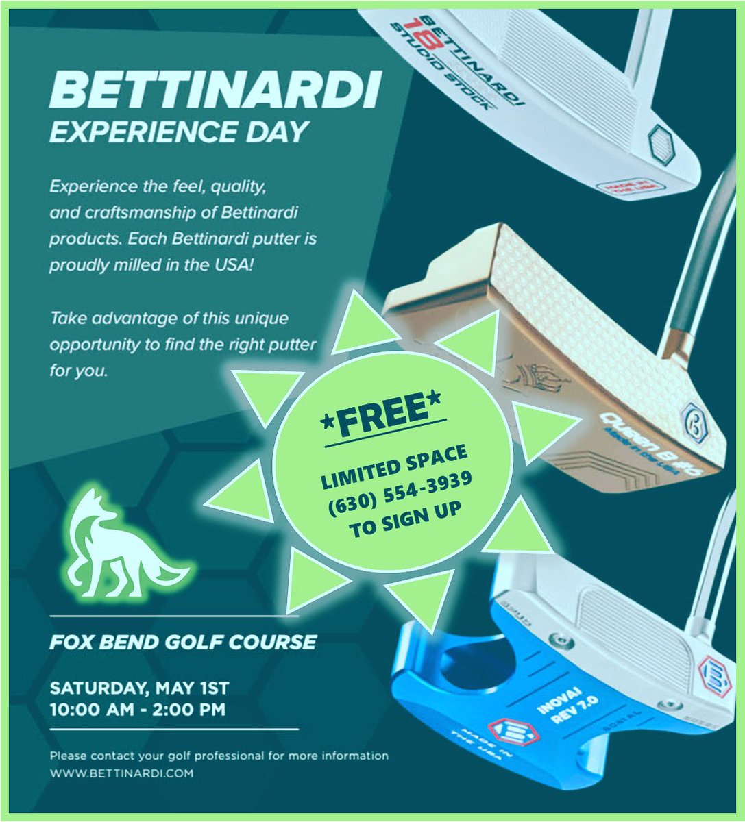 We're hosting a #FREE #BETTINARDI Experience Day: May 1st ‼️ Get fitted like a #QueenB 🐝 LIMITED SPACE - call or drop in to sign-up!