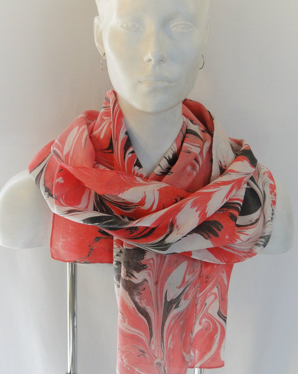 RoseWark1's tweet photo. Excited to share the latest addition to my #etsy shop: Marbled silk scarf, red, black and white large scarf. Medium weight habotai 100% silk. https://t.co/vG7oGK4kYP #red #valentinesday #white #allseasons #mod #womensscarf #scarvesforwomen #designerscarves #scarfs https://t.co/T9QQuDYoNJ