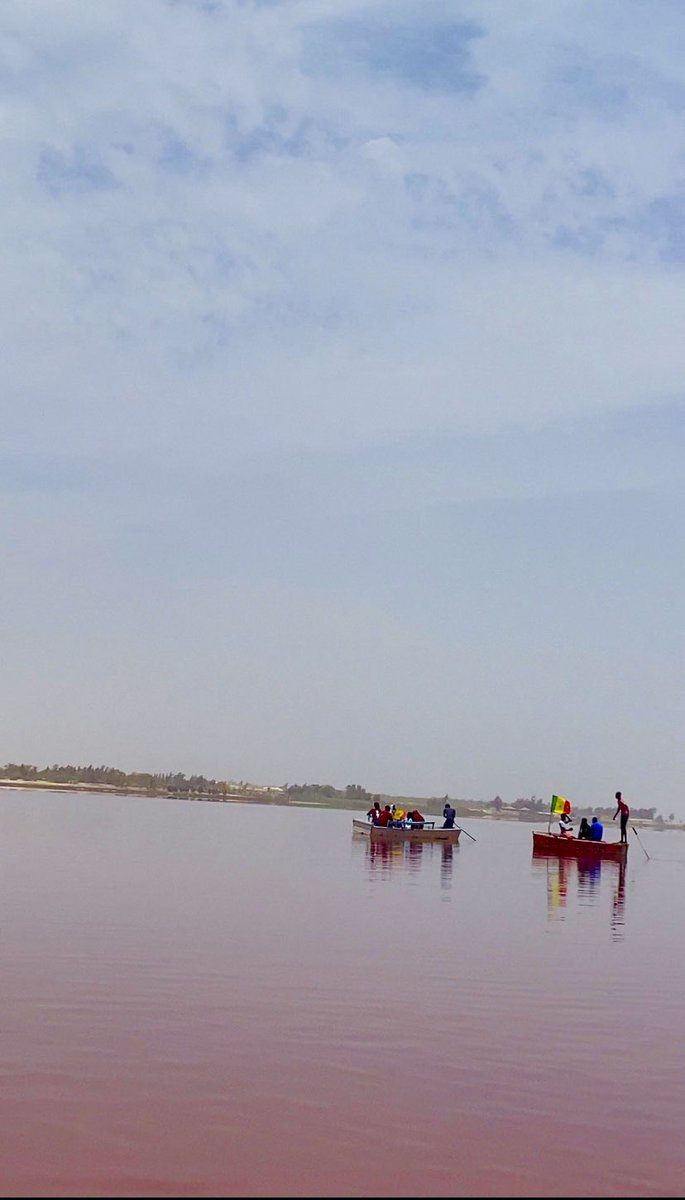 Lac rose (also know as Pink lake), Senegal 