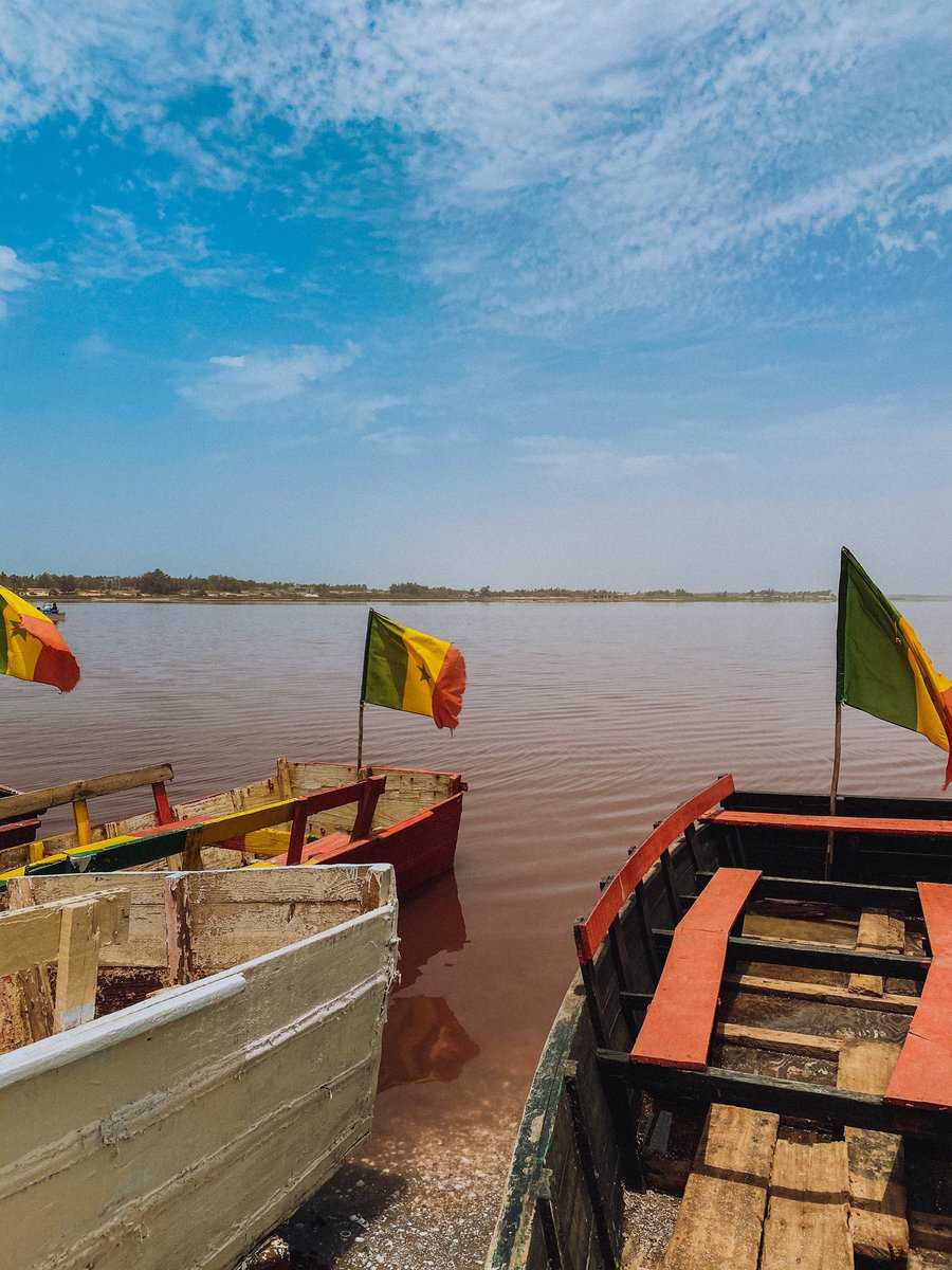 Lac rose (also know as Pink lake), Senegal 