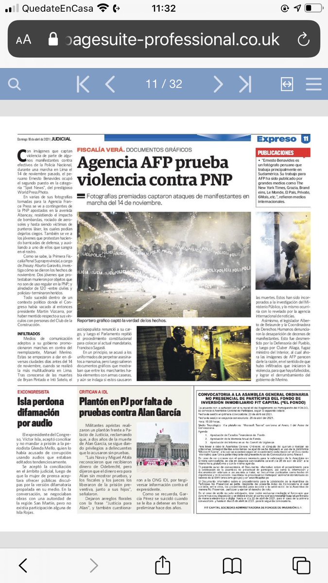 IsmaelBenavide8's tweet image. Se abre paso la verdad!. Las imágenes de un fotógrafo neutral no mienten!. Queda claro que Vizcarra, los Morados y los medios indujeron a miles de incautos jóvenes a manifestarse y morir para mantenerse en el poder. Es deber de la justicia actuar contra ellos!.