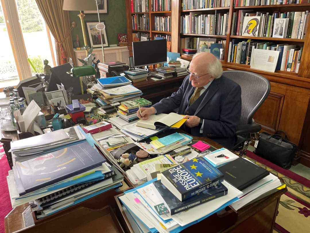 A poet and scholar, a comrade who slays dragons Happy Birthday Michael D. Higgins   