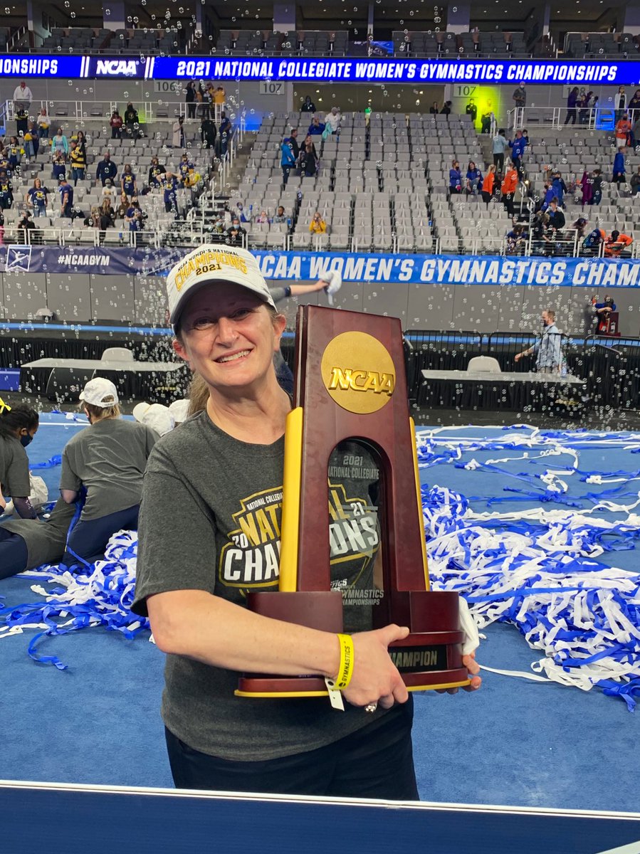 NATTY CHAMPS!!! Huge shoutout to <a href="/lmhatc/">lmhatc</a> for the countless hours of incredible work and dedication! No better way to end a season, cheers to you <a href="/UMichWGym/">Michigan Women’s Gymnastics</a>!