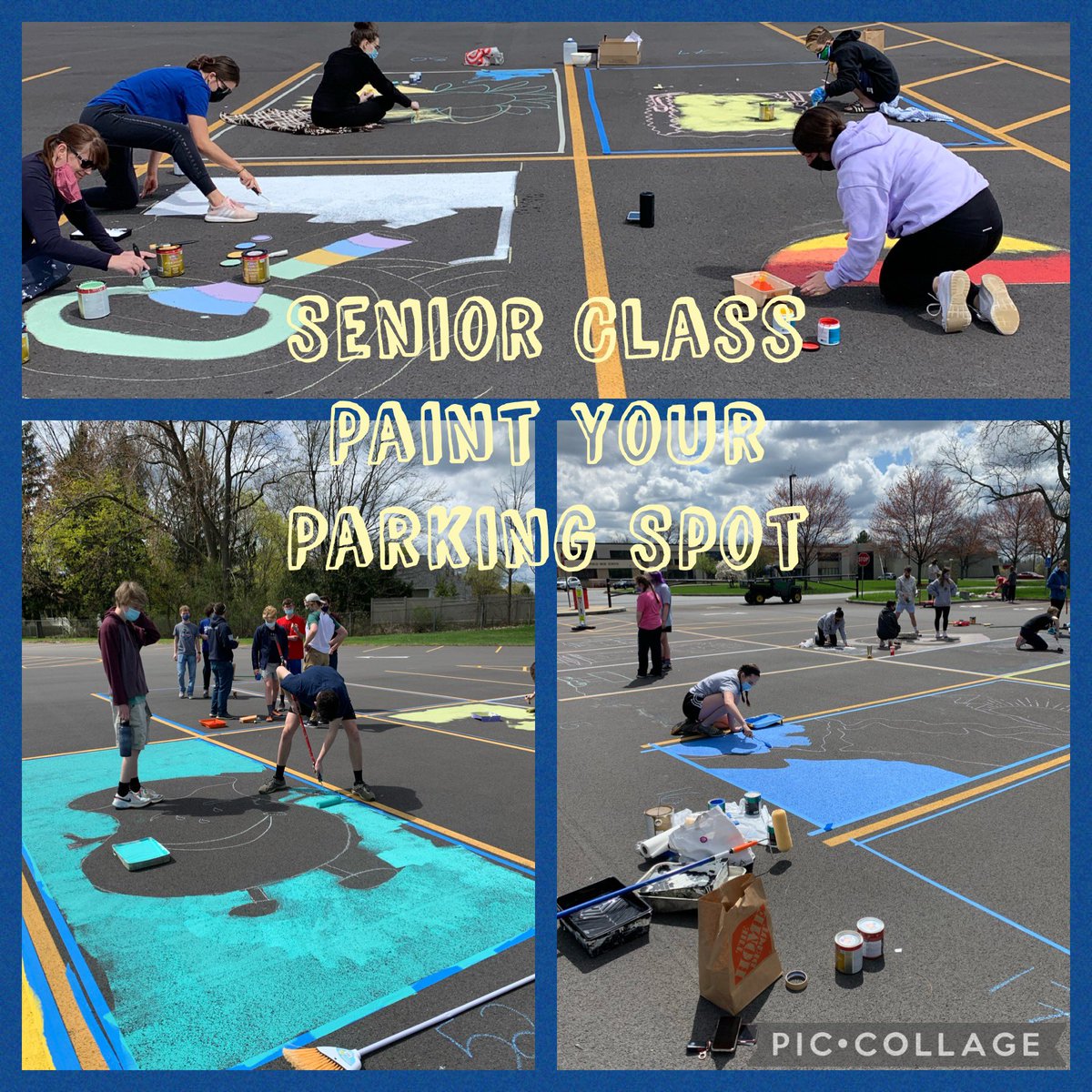 It’s a great day to paint your parking spot! 😁