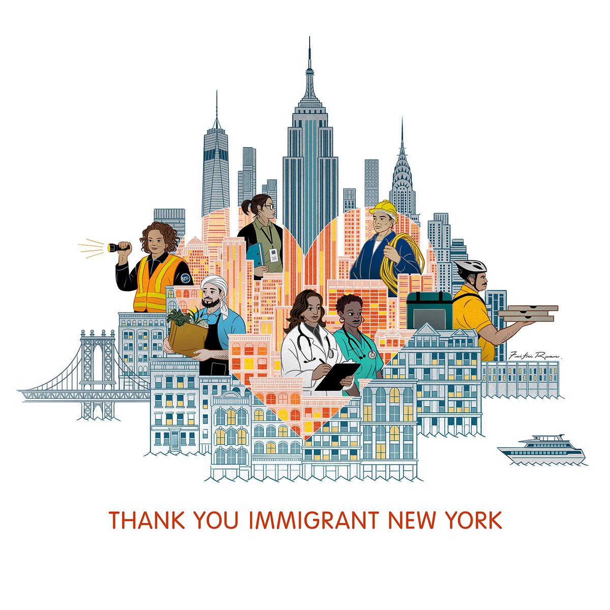 From a city built by immigrants, we honor #ImmigrantHeritageWeek and everyone who makes our city great.