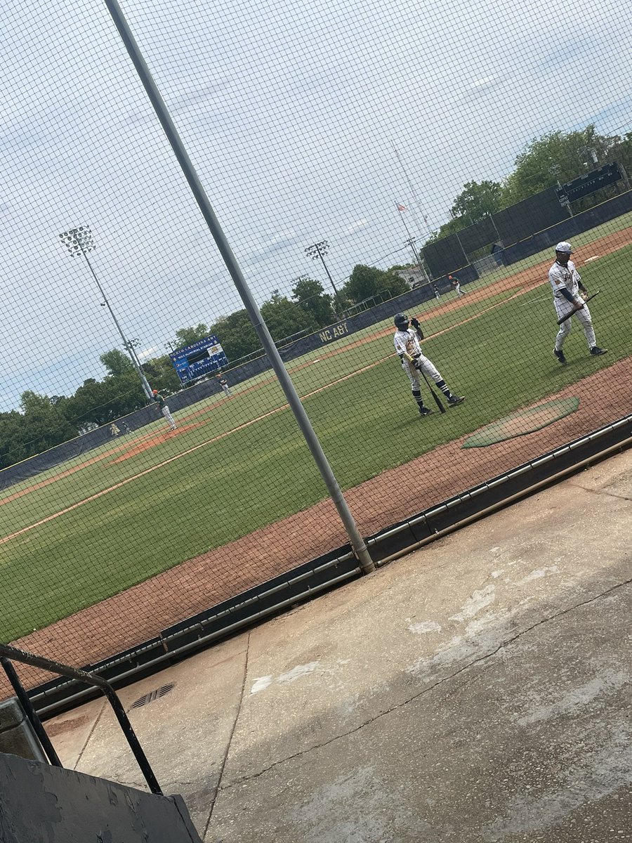 GeeCeeJR's tweet photo. Nice day at the park for @NCATSUbaseball https://t.co/vxaGdPEneQ