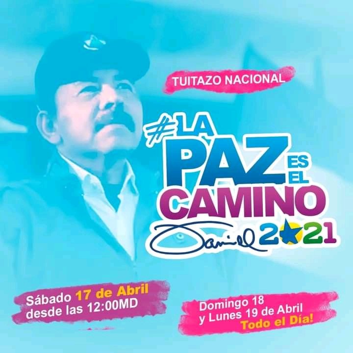 La Paz es la que anhelamos todos los Nicaragüenses en nuestro País no pudierón ....ni podrán ..