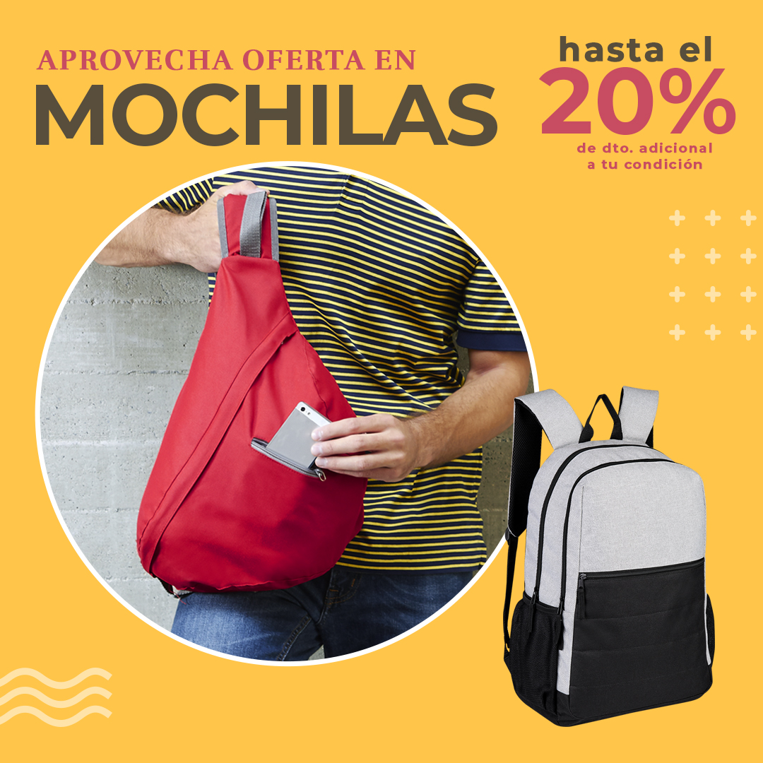 PromoOpcion's tweet photo. Encuentra las mejores oportunidades para promocionar tu marca con descuentos de hasta un 20% en varios modelos de mochilas.
Aplica solo en modelos participantes, consúltalos en https://t.co/UrySjiwsWD
*Venta y servicios exclusivos a Distribuidores PromoOpción® https://t.co/gYMbLDZdKG