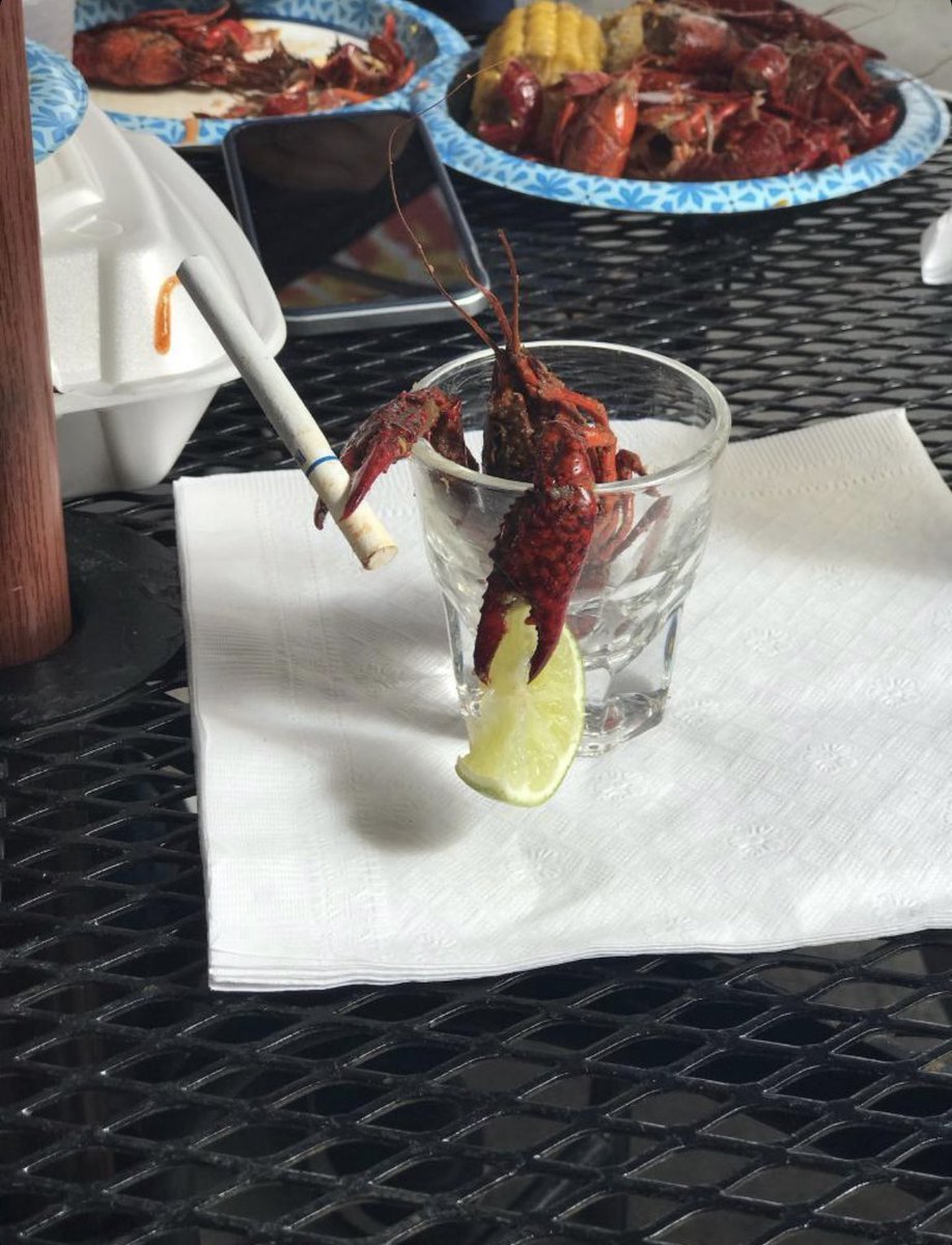 Suns out! Join this guy on our patio.