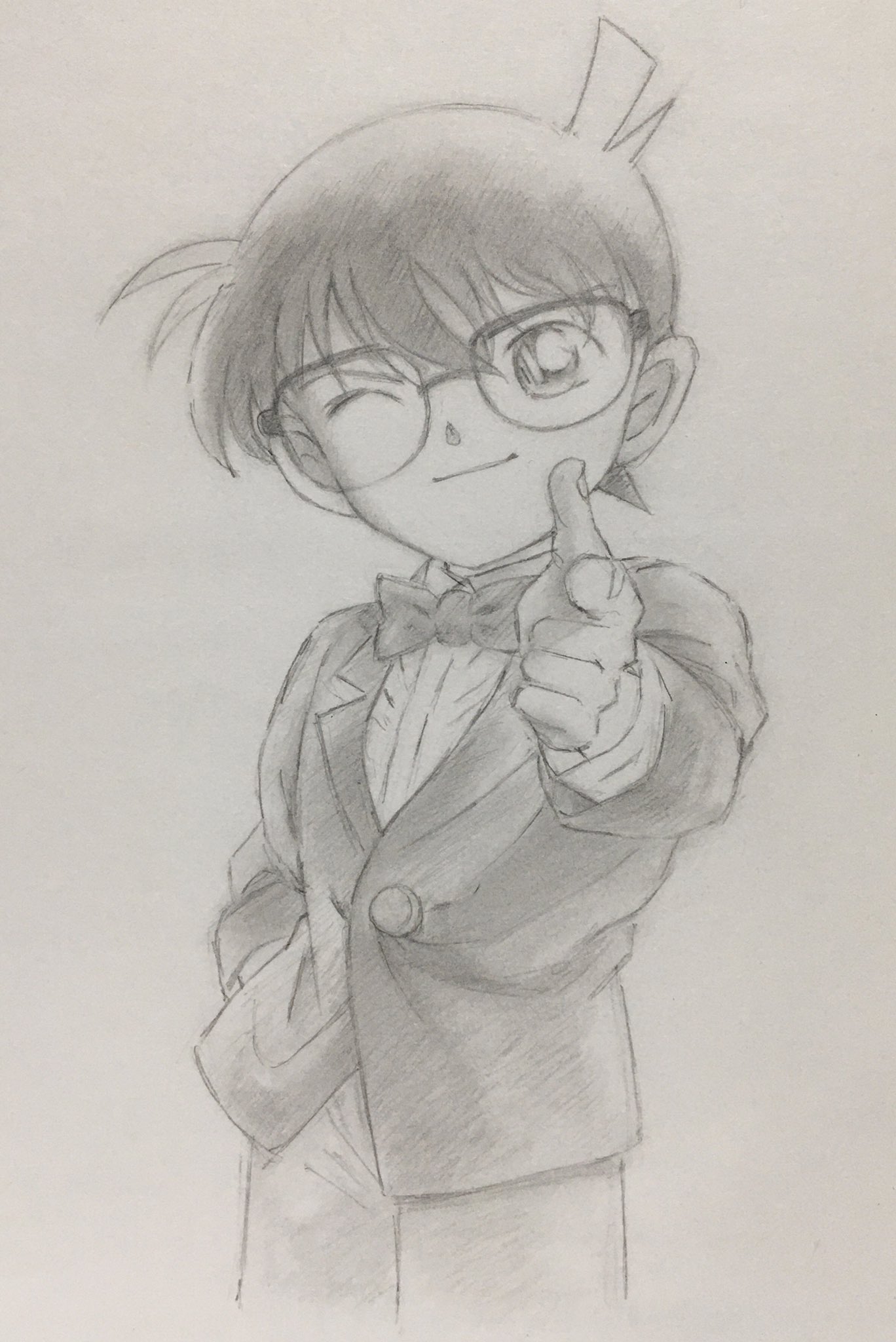 تويتر しののめ على تويتر 名探偵コナンイラスト 名探偵コナン 江戸川コナン イラスト シャーペン画 模写 先週金曜ロードショーで名探偵コナンの映画観たので模写しました T Co 11oe45elz0
