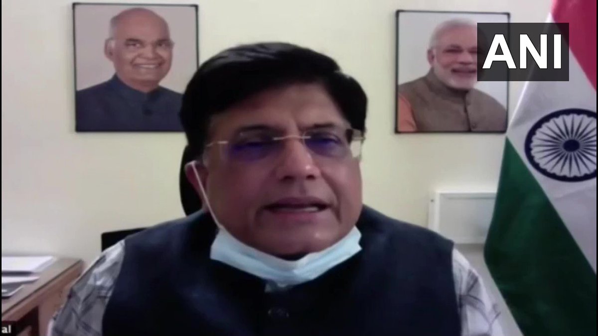 ANI's tweet photo. We need to use medical oxygen rationally &amp; stop its wastage. Patients should be given the required amount of oxygen only. There're reports of oxygen wastage &amp; about patients being given oxygen even if they don't need it. We've urged state govts to keep an eye on it: Piyush Goyal https://t.co/somsEpdIZA