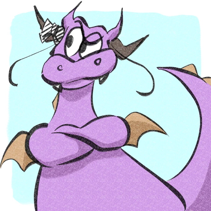 会長のドラゴン形態ってカートゥーンっぽさあるよね
 #みかじ絵 