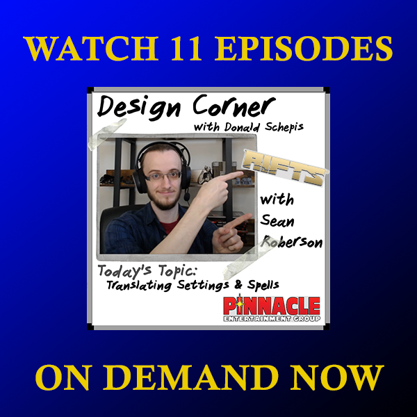 PEG_Games's tweet photo. Catching up on your Savage World studies? Watch any of the ELEVEN episodes of Design Corner with Donald Schepis that you've missed on our YouTube channel, at your leisure.
https://t.co/Qk5Zs7tBBo
#savageworlds #designcorner #gamedesign #ttrpg https://t.co/DRQw2Sz5XM