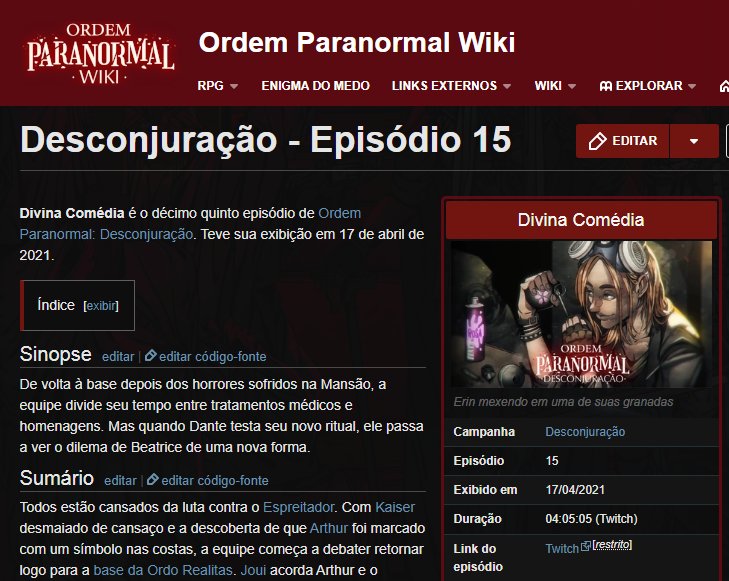 Desconjuração - Episódio 8, Ordem Paranormal Wiki