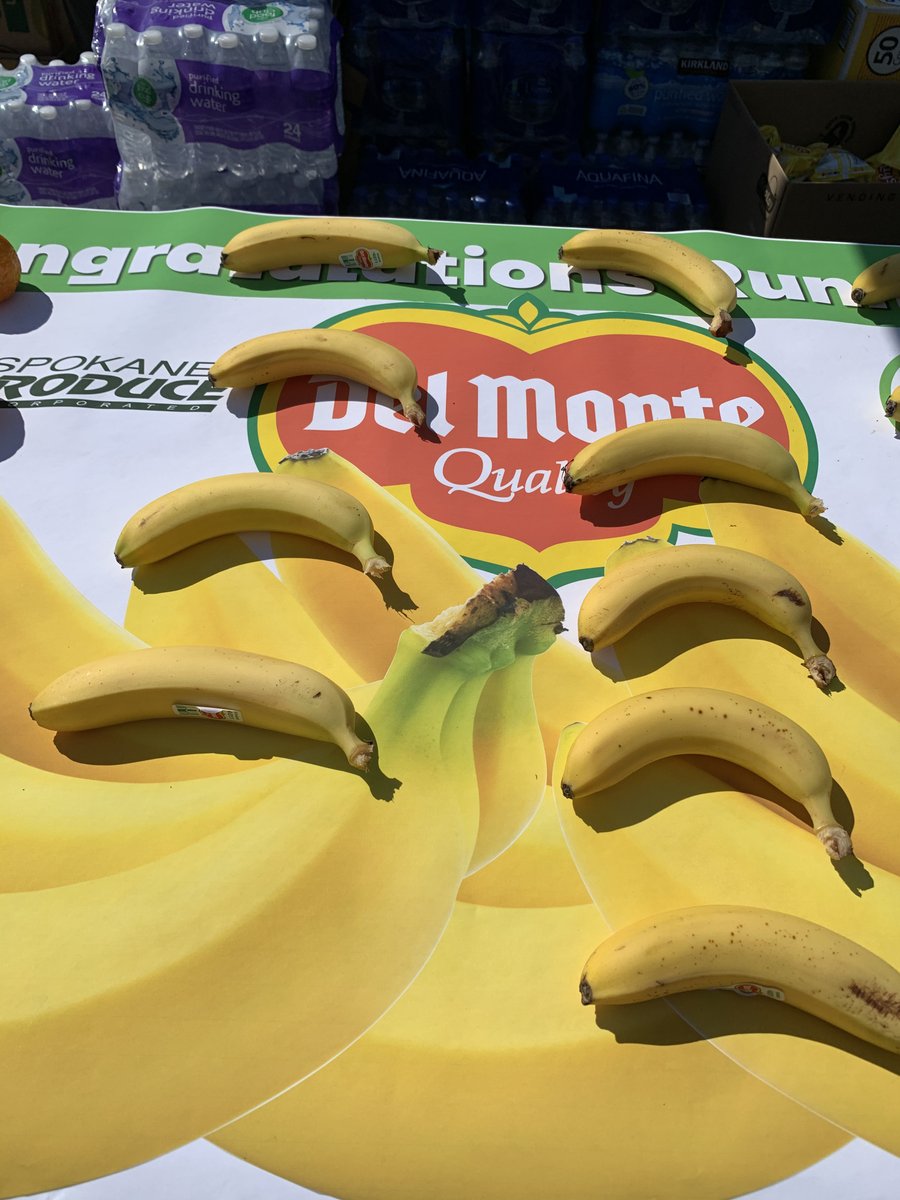 Thank you to our finisher food sponsors at My Fresh Basket, Spokane Produce &amp; Del Monte Produce! #nsplit 🙌🏻