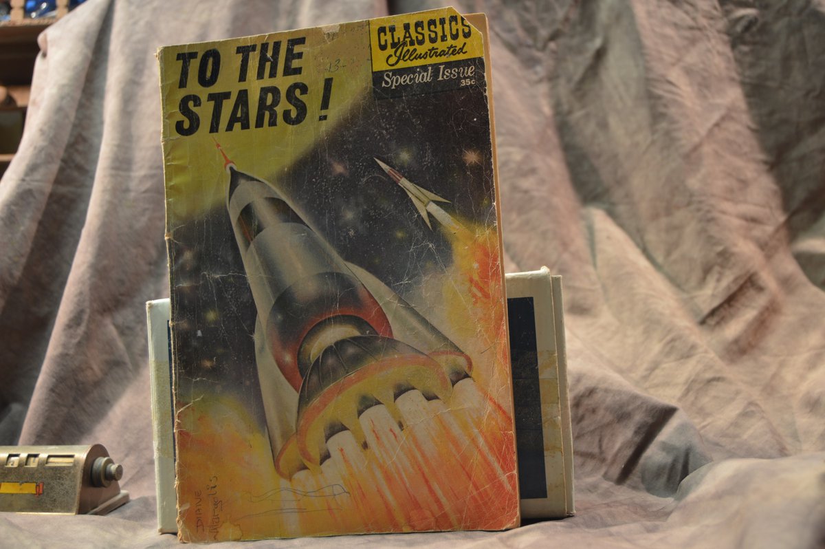 realsloaches's tweet photo. @realsloaches
 #Classics_Illustrated #To_the_Stars Special Issue 1963 photo courtesy #Sloaches_Record_Library
@pheltzcomics https://t.co/BjauGD2spM