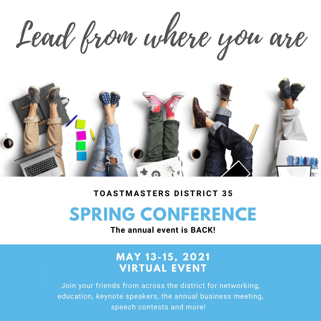 Register today for the D35 Spring Conference:  eventbrite.com/e/district-35-…