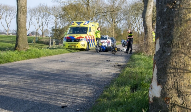 Motorrijder is zondagavond onderuit gegaan - ..