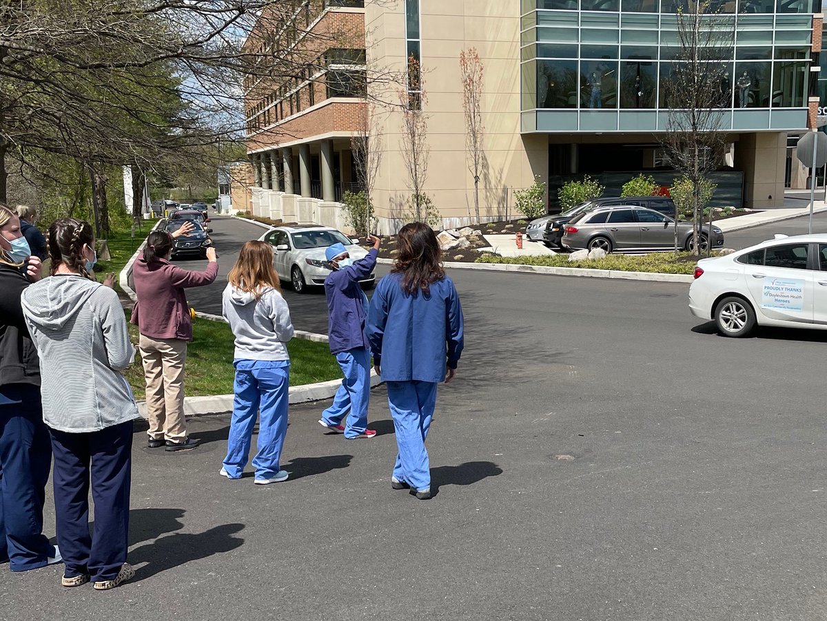 OneVisionDHF's tweet image. We celebrate the continuous support of the VIA of Doylestown, who staged a caravan for the second year in a row to show support for our Doylestown Hospital and Pine Run #HealthcareHeroes. #OneCommunity #DoylestownHealthFoundation