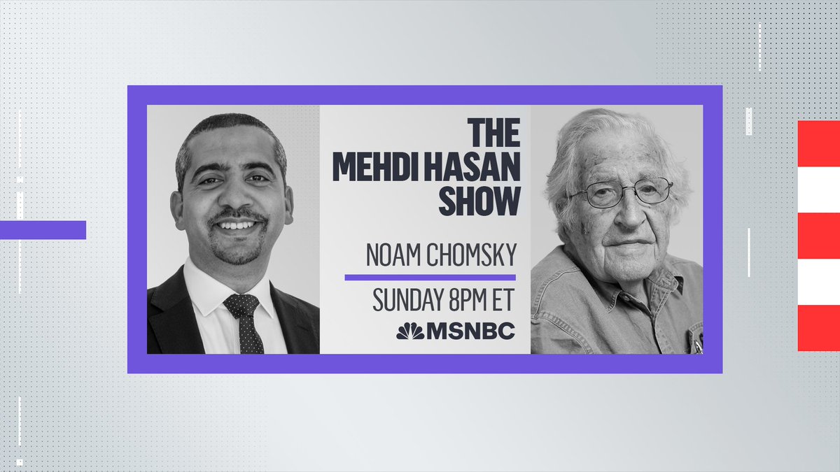 Tonight, on <a href="/MSNBC/">MSNBC</a>, I'll speak to the one and only Noam Chomsky about Biden, climate change, the GOP, and much more. 

Live from 8pm Eastern. You don't want to miss this :-)
