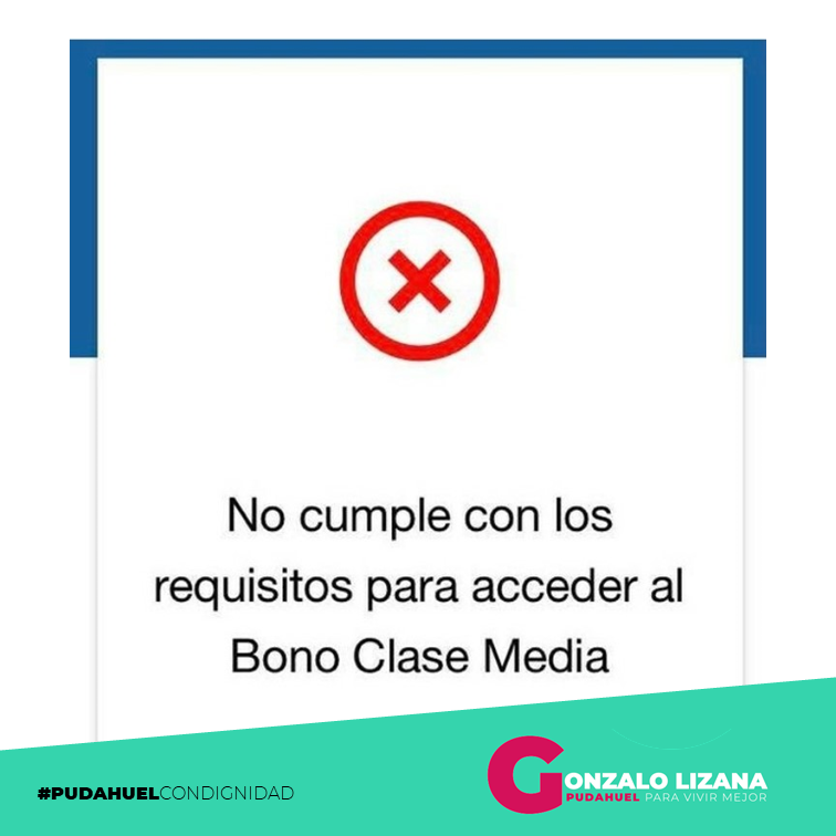 GonzaLizana's tweet photo. Lo que se supone era una ayuda directa a los millones de chilenos y chilenas que están sufriendo, resulta una burla. Esta imagen se repite por miles. #bonoclasemedia2021rechazado #bonochanta #impuestoalossuperricos #Retiro10xCiento https://t.co/5Xe4g4IUiJ
