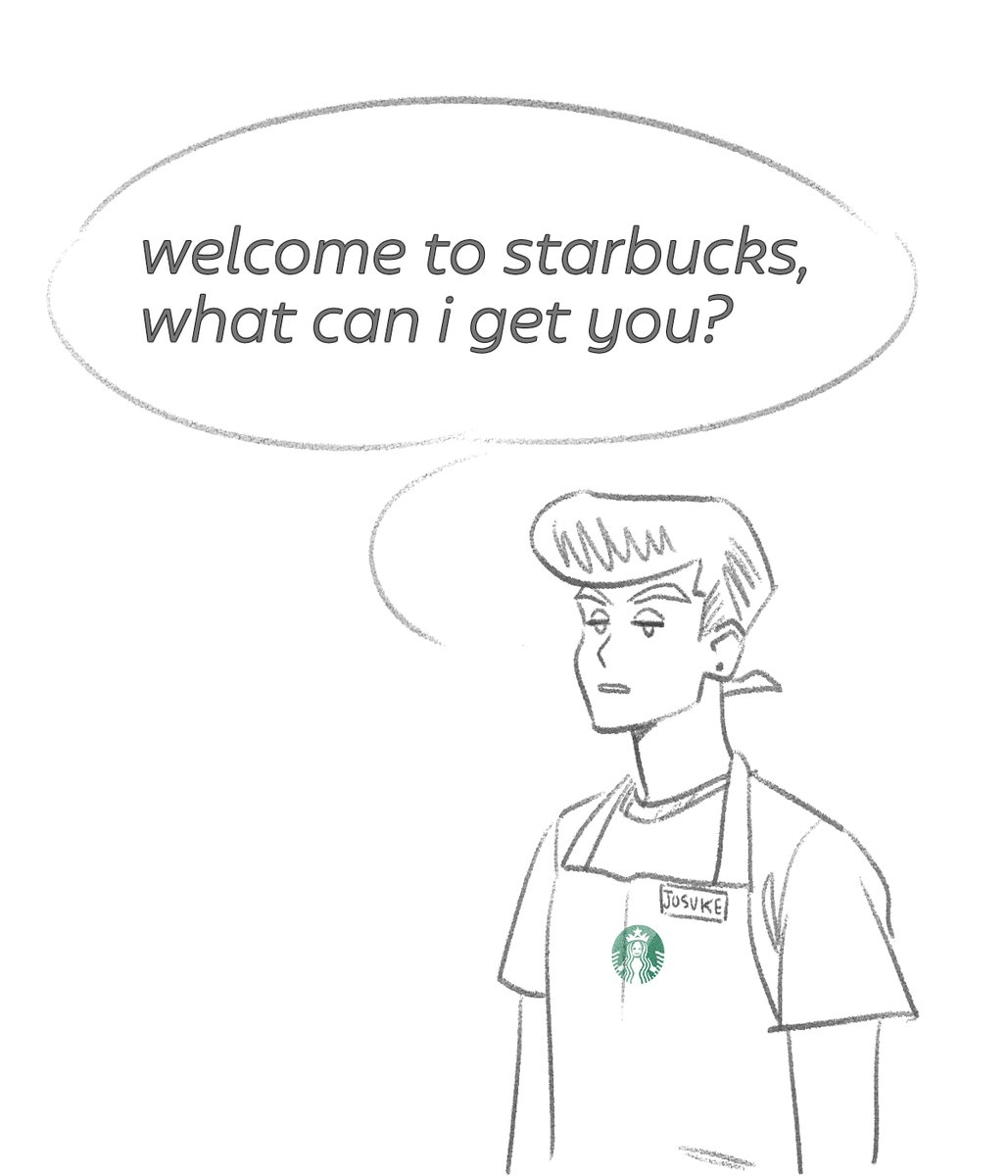 diu but josuke works at starbucks 