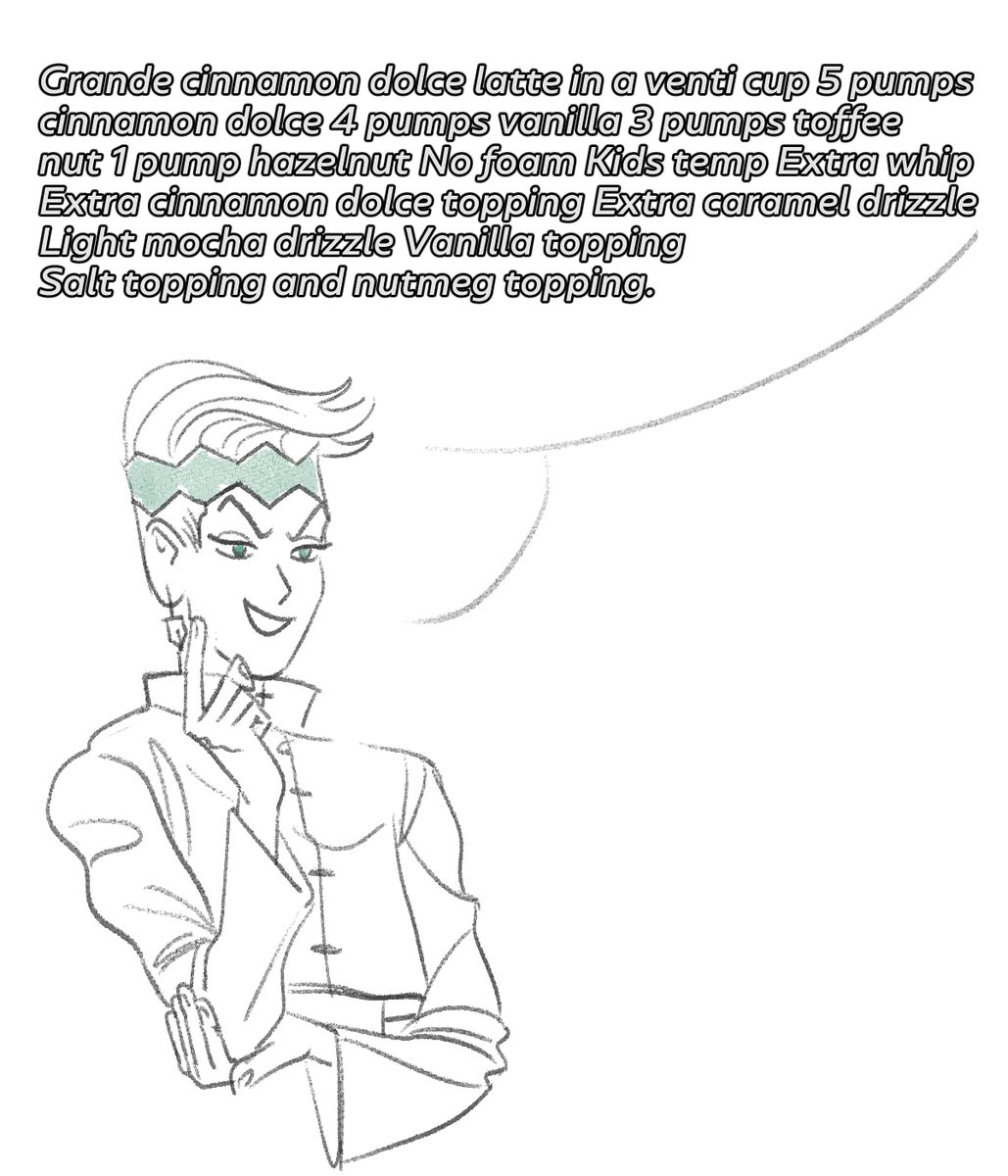 diu but josuke works at starbucks 