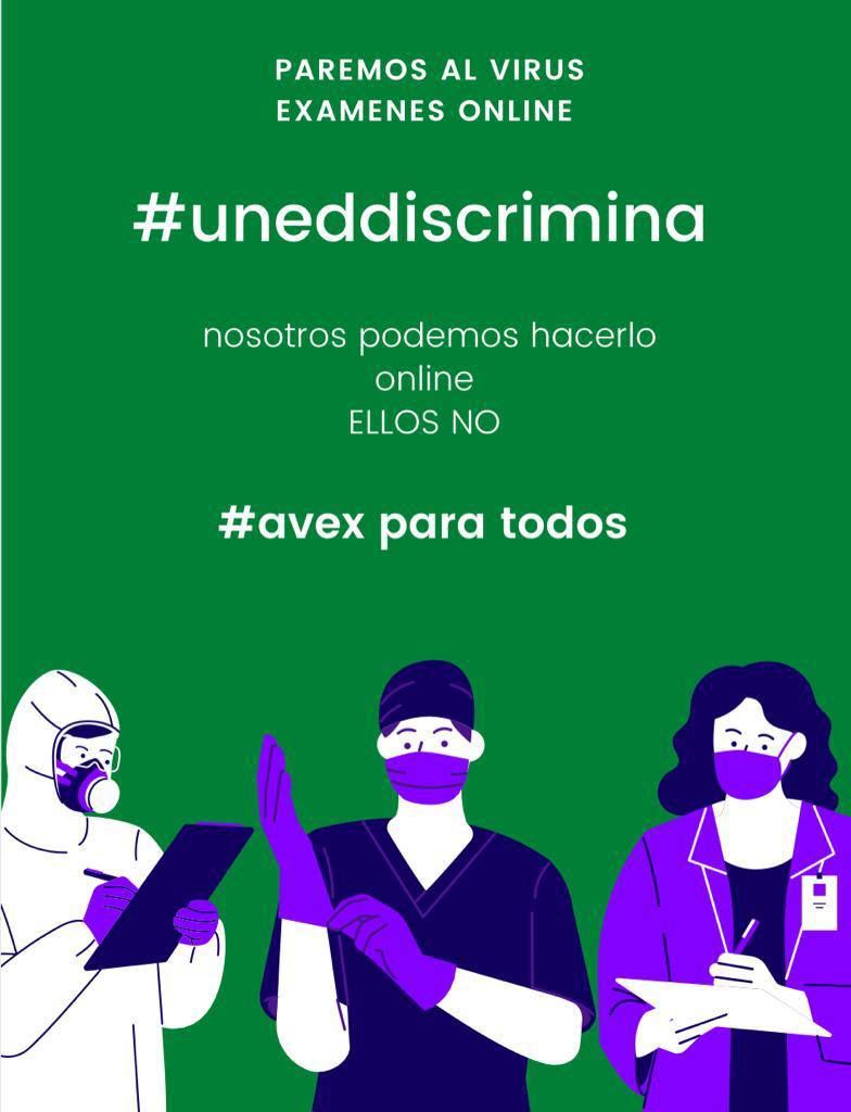 Mihael8888's tweet photo. @ElManucas  Sr Ministro no permita la injusticia que @UNED pretende hacer con los alumnos de #PAU proteja nuestra salud, podemos examinarnos por #avex cómo lo harán los grados, habrá contagios y será una negligencia clara  #uneddiscrimina @CrueUniversidad https://t.co/J6sgI8YNMp