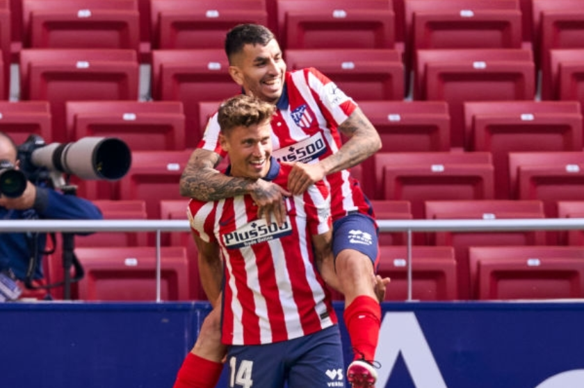 VBETnews's tweet photo. Atlético Madrid 5-0 Eibar 🔝
42' 44' Angel Correa
49' Yannick Carrasco
53' 68' Marcos Llorente
#ATM #ATMEIB https://t.co/mqKliLzFWk